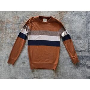 FAZE 1. Boys crewneck sweater with stripes size 10/12